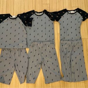 3 pairs Hanna Andersson Big boy pajamas size 120 and 130